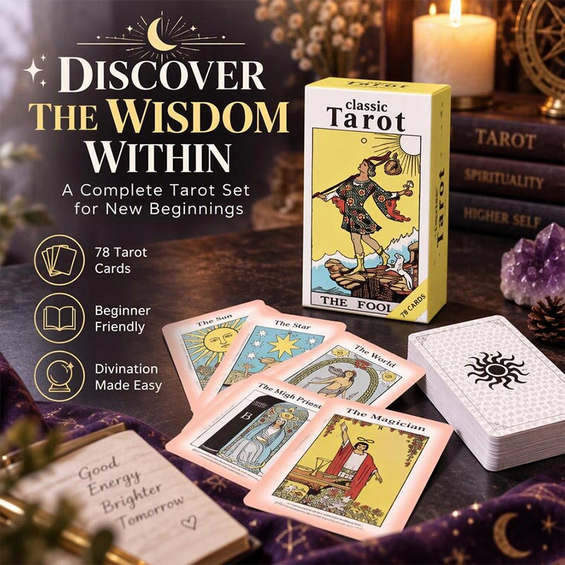 Classic Tarot Learning Card Deck for Beginners