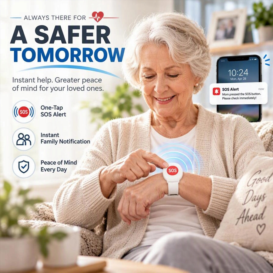 Wi-Fi SOS Alert Wrist Button