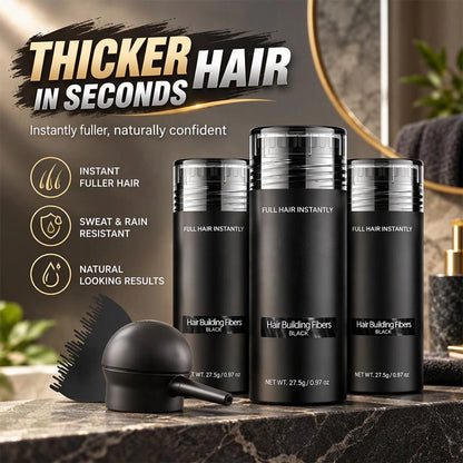 Hair Fiber Spray Set with Nozzle and Shield Comb