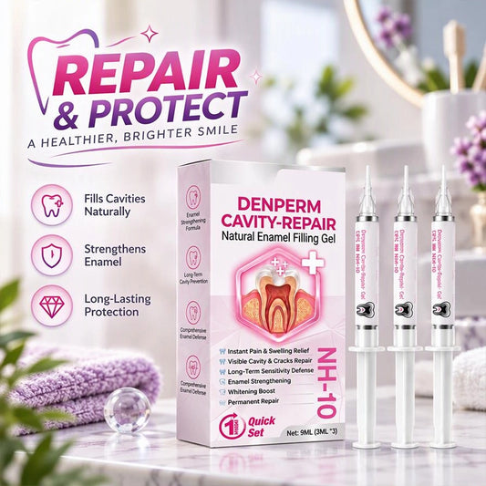Three-Syringe Temporary Dental Filling Gel Kit