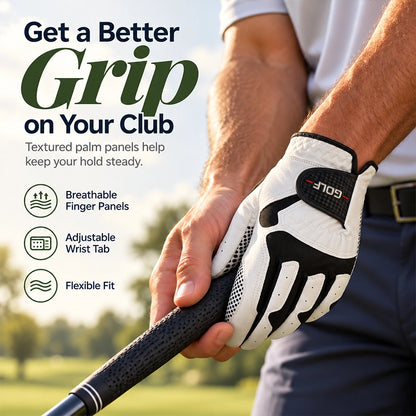 White Golf Glove for Left- or Right-Hand Wear