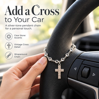 Cross Car Pendant for a Meaningful Everyday Reminder