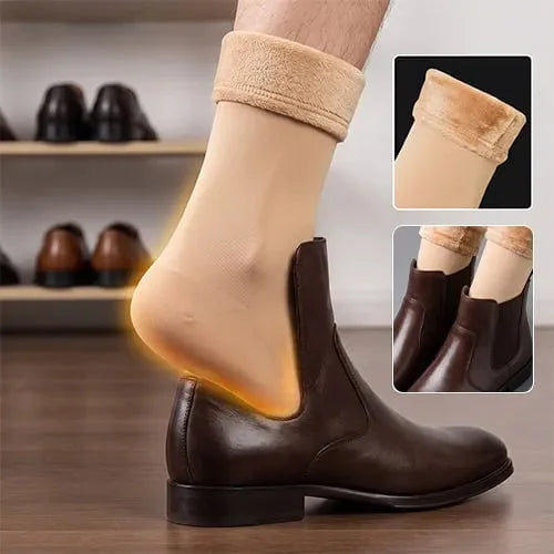 Plush-Lined Ankle Socks for Chilly Days, 5 Pairs — view 6
