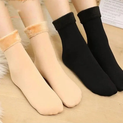 Plush-Lined Ankle Socks for Chilly Days, 5 Pairs — view 8