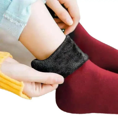 Plush-Lined Ankle Socks for Chilly Days, 5 Pairs — view 9