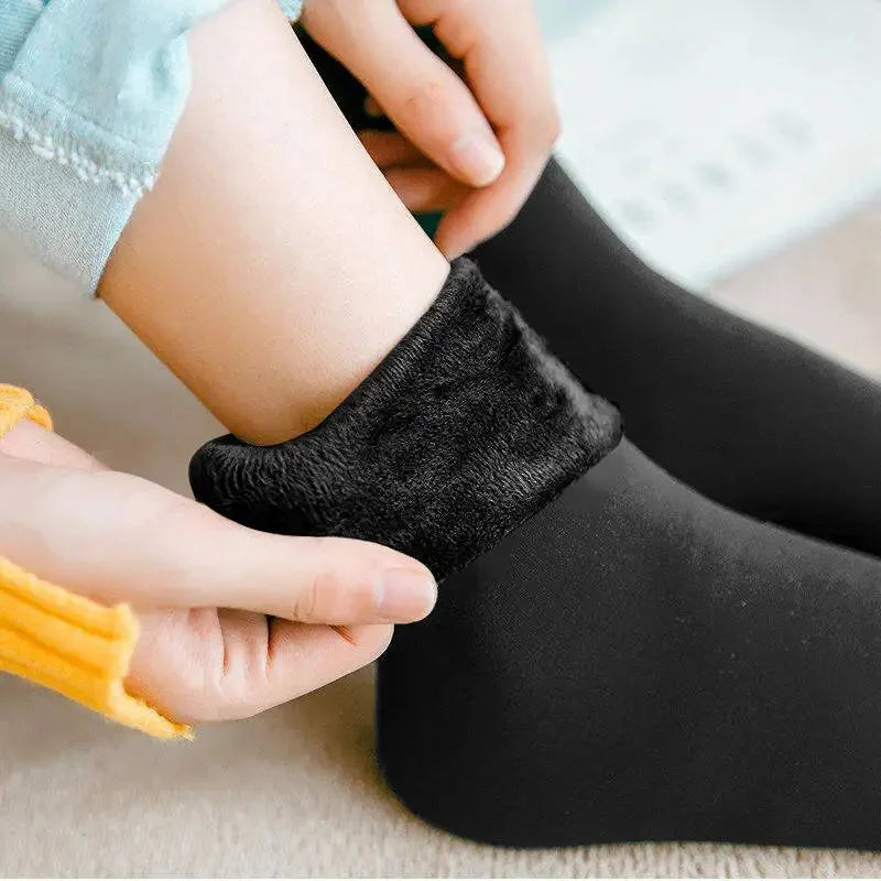 Plush-Lined Ankle Socks for Chilly Days, 5 Pairs — view 13