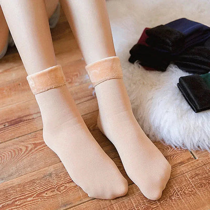 Plush-Lined Ankle Socks for Chilly Days, 5 Pairs — view 16