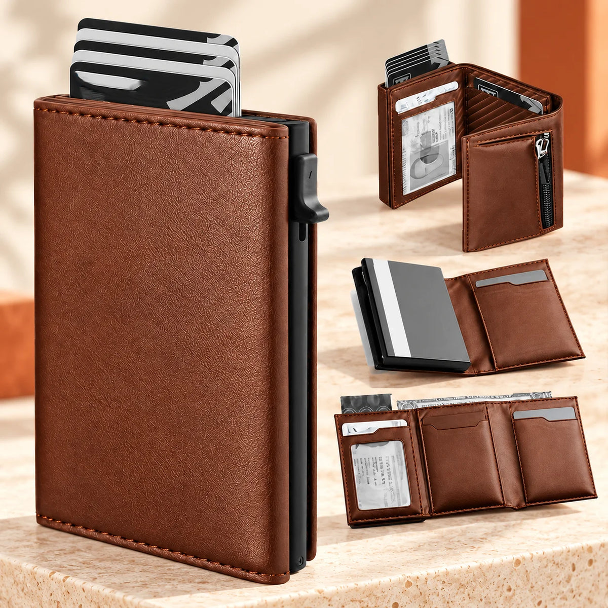 Tri-Fold Pop-Up Card Wallet — view 3