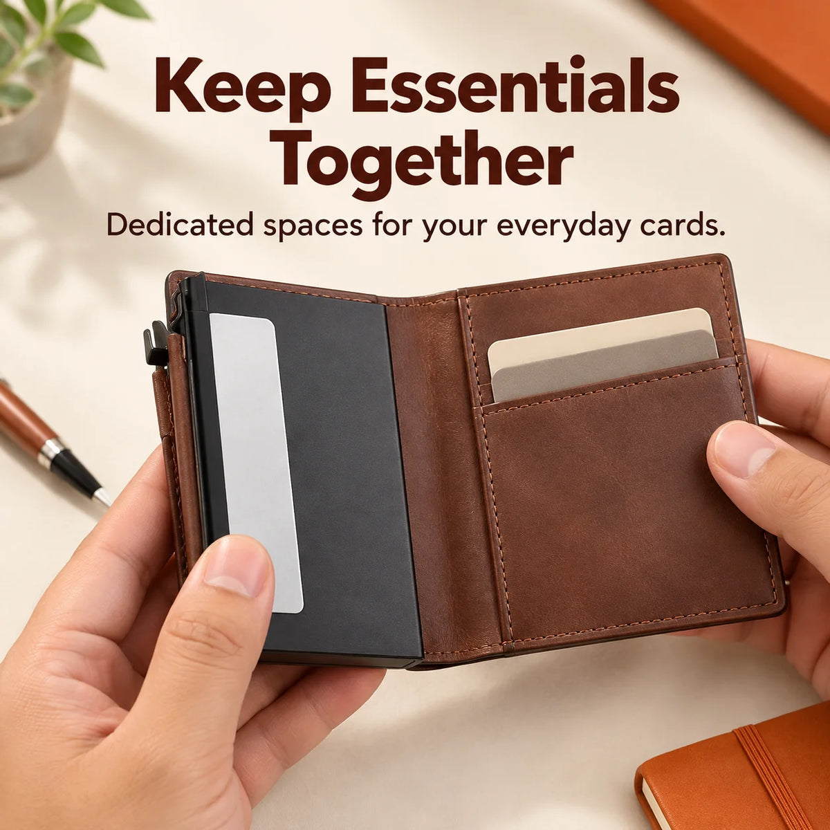 Tri-Fold Pop-Up Card Wallet — view 4