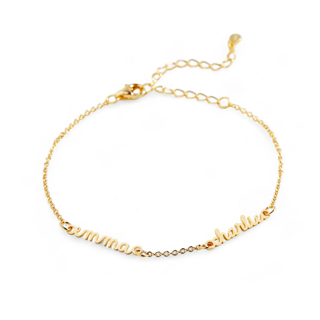 Stella Dainty Multiple Name Bracelet