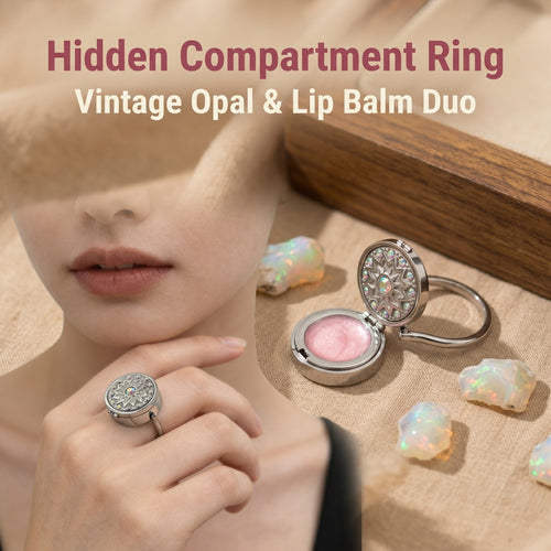 Lip Balm Ring – Refillable Lip Balm Holder