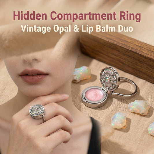 Lip Balm Ring – Refillable Lip Balm Holder