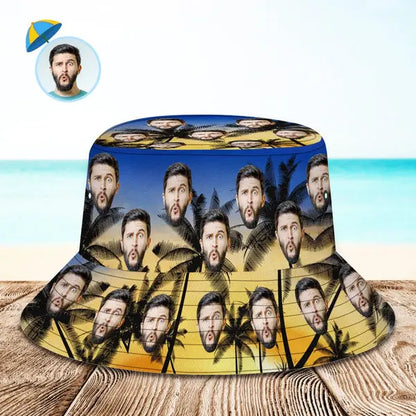Custom Bucket Hat Unisex Outdoor Summer Cap Hiking Beach Sports Hats Gift for Lover Multiple Styles