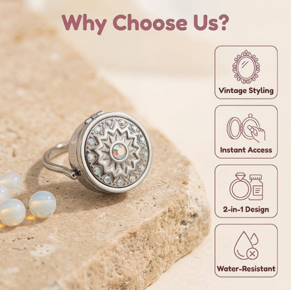 Lip Balm Ring – Refillable Lip Balm Holder