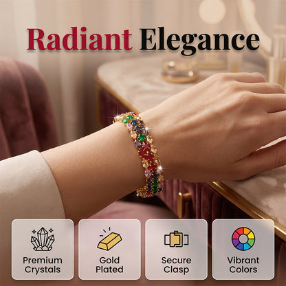 🎉 2026 Sale — Over 50.000 Sold!💞 Women's Elegant Multicolor Tennis Bracelet