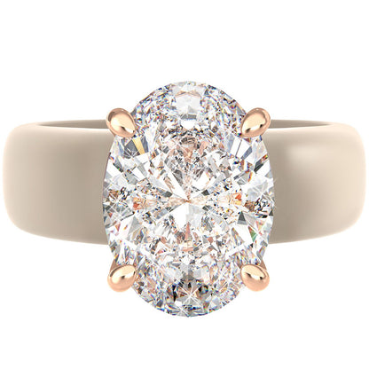 Oval-Stone Silicone Ring – product image 1