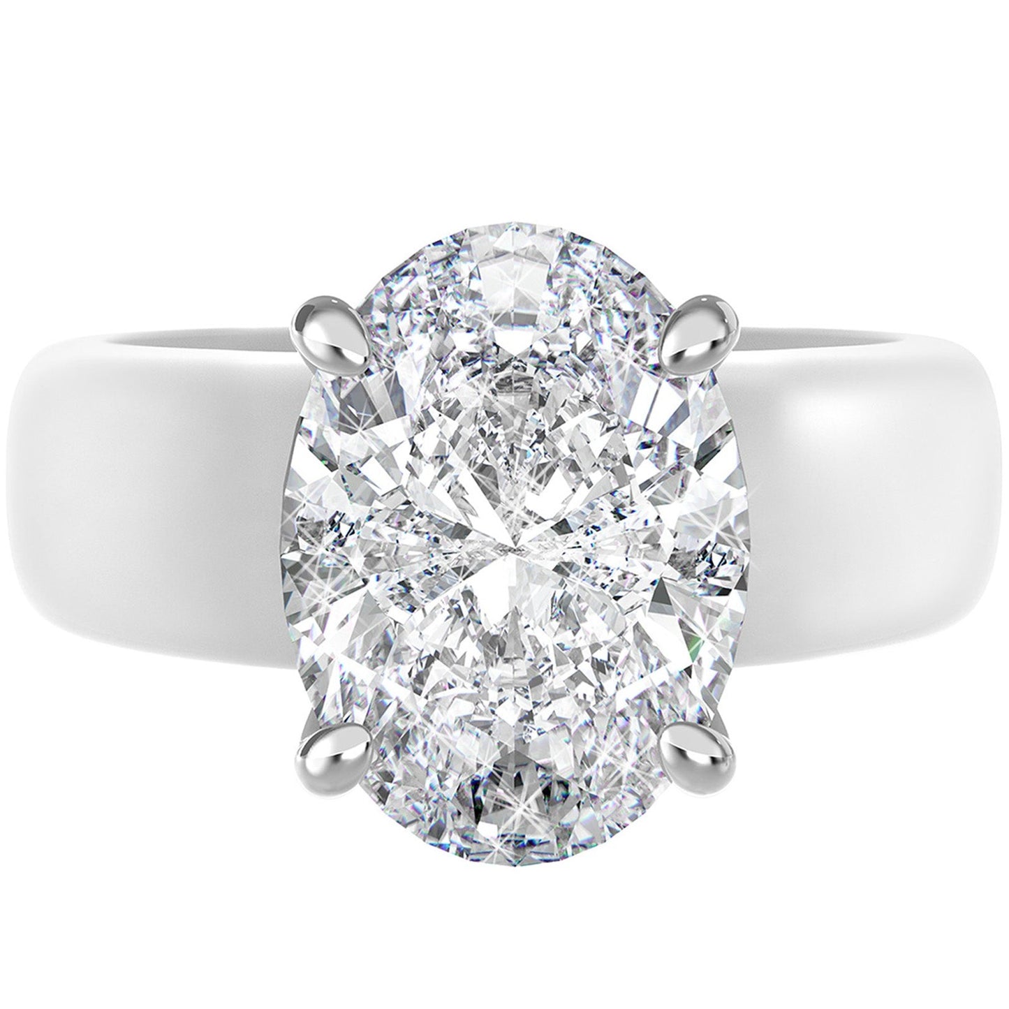 Oval-Stone Silicone Ring – product image 2