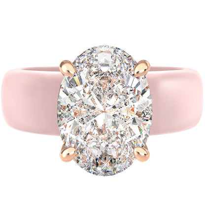 Oval-Stone Silicone Ring – product image 3