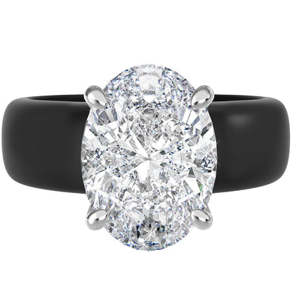 Oval-Stone Silicone Ring – product image 4