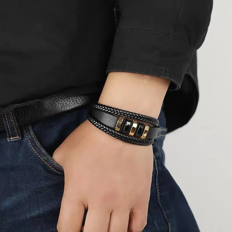 To My Son Braided Bracelet Gift Set – product image 2