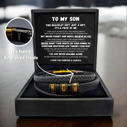 To My Son Braided Bracelet Gift Set – product image 7