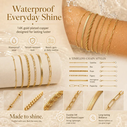 6-Piece Layered Fashion Bracelet Set – product image 3