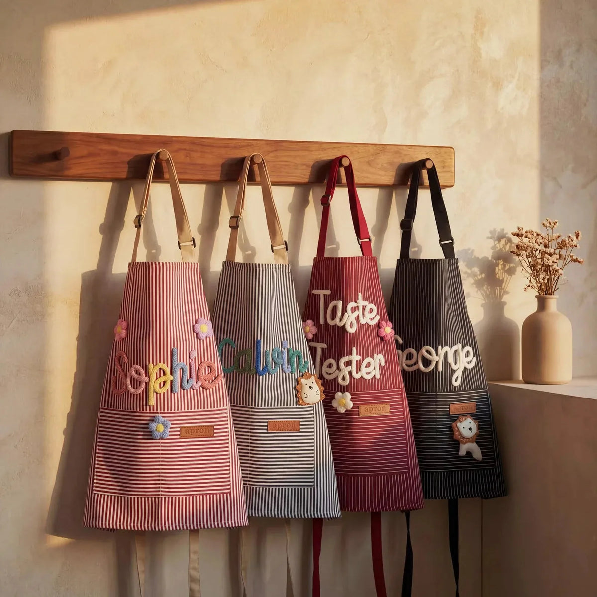 Personalized Name Embroidered Cooking Apron – product image 4