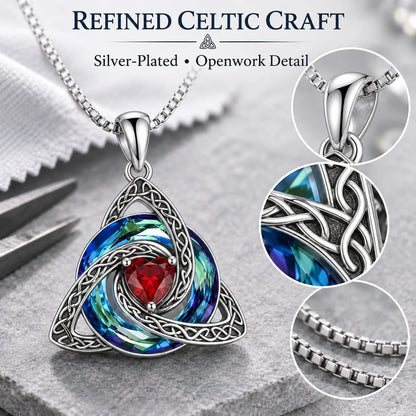 Celtic Knot Birthstone Necklace for Personalized Pet-Lover Gifts – image 2