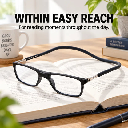 Magnetic Neck-Hanging Reading Glasses with Multiple Lens Strengths – image 1