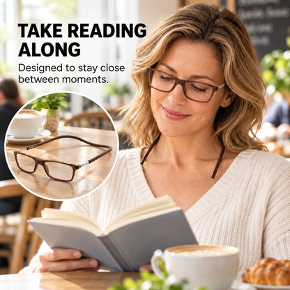 Magnetic Neck-Hanging Reading Glasses with Multiple Lens Strengths – image 3