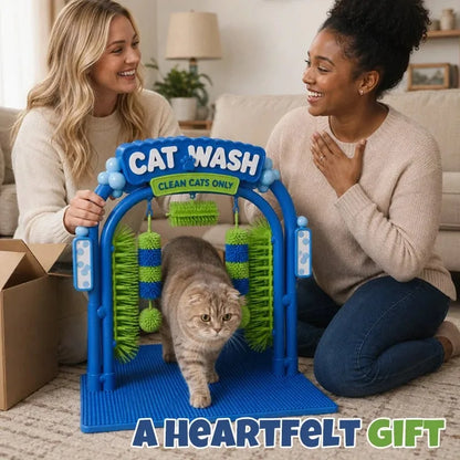 Cat Self-Grooming Station with Brushing Surface – image 3