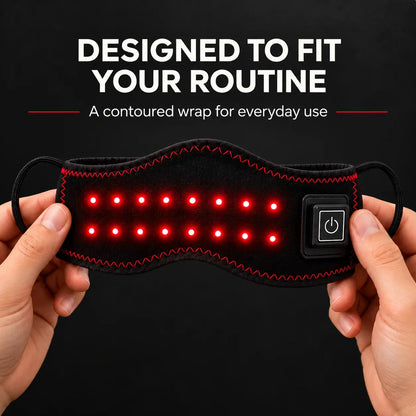 Rechargeable Heated Nose Wrap with Red LEDs — view 1