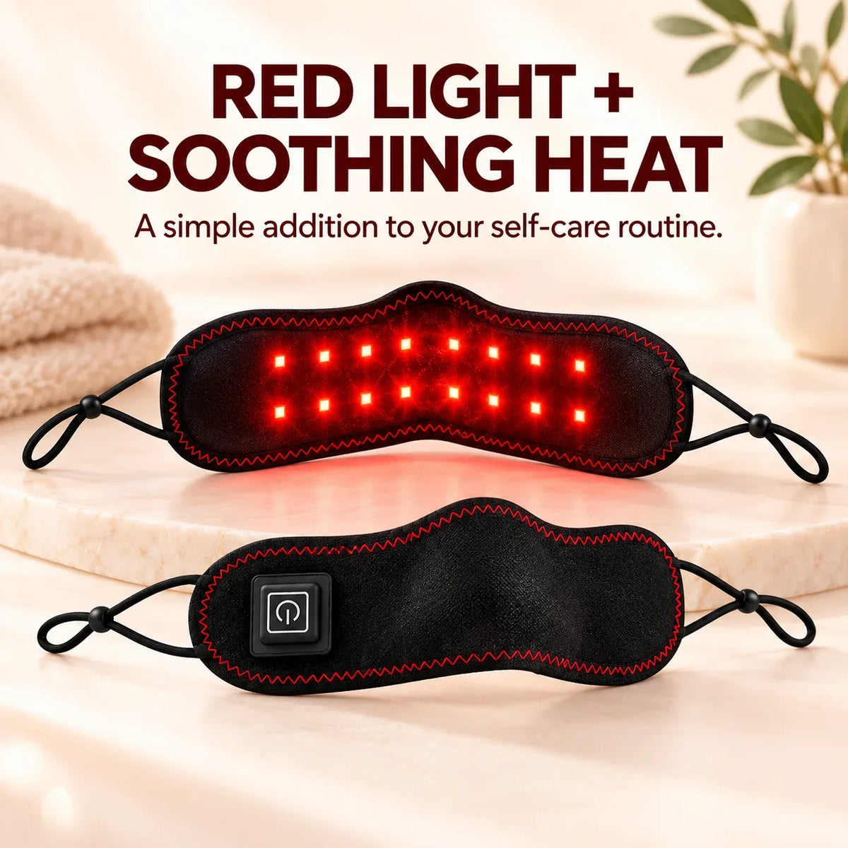 Rechargeable Heated Nose Wrap with Red LEDs — view 8