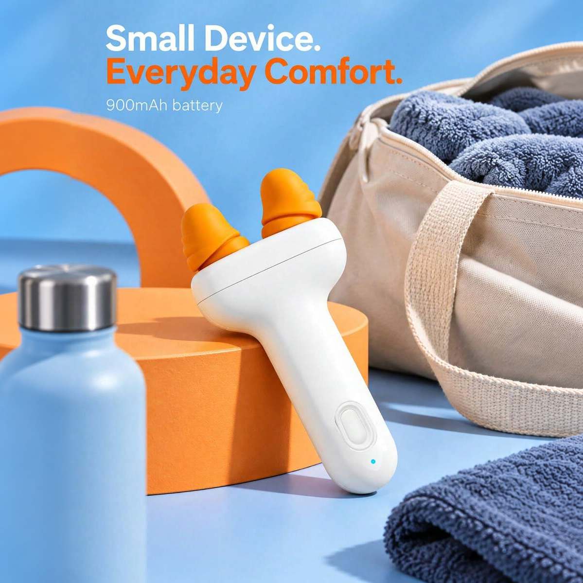Compact Dual-Finger Kneading Massager
