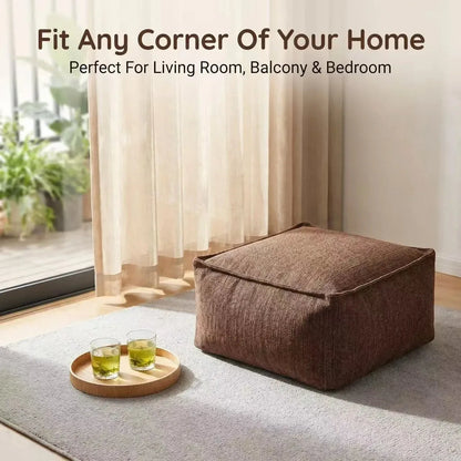 Corduroy Storage Ottoman Cover for Fill-Your-Own Seating — view 8