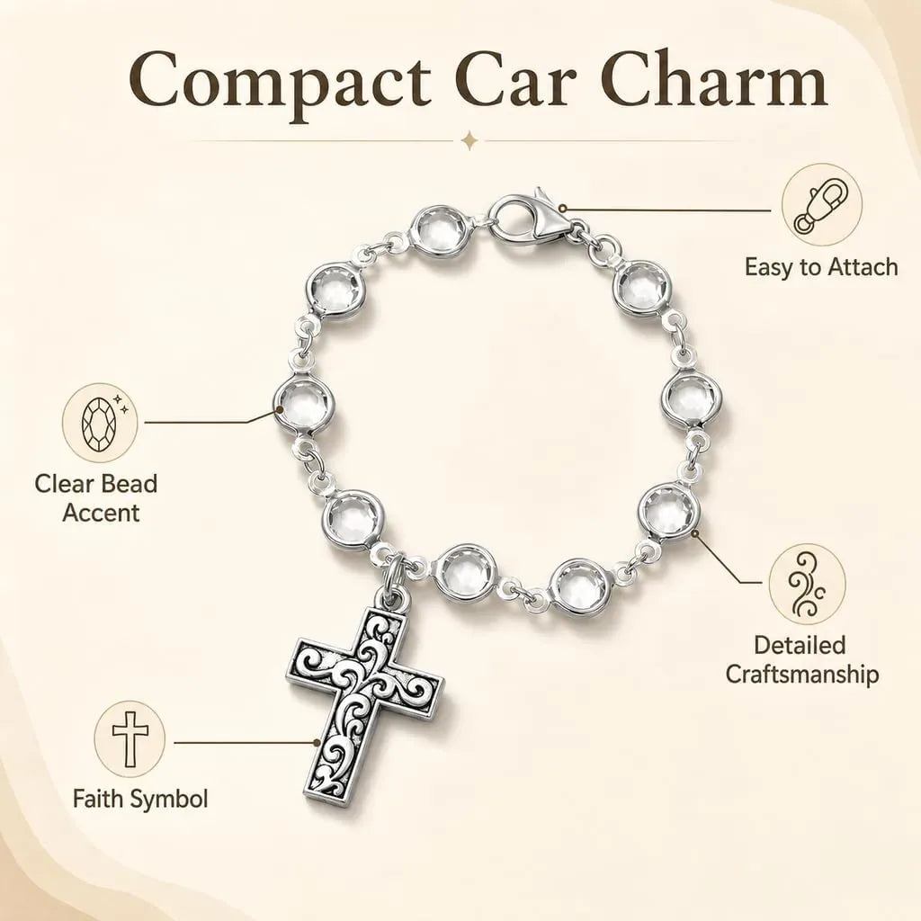 Cross Car Pendant for a Meaningful Everyday Reminder — view 2