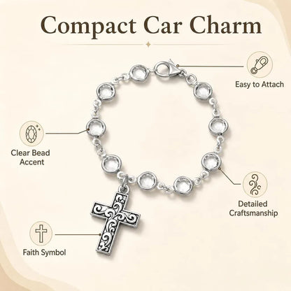 Cross Car Pendant for a Meaningful Everyday Reminder — view 2