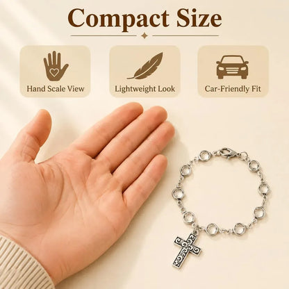 Cross Car Pendant for a Meaningful Everyday Reminder — view 3
