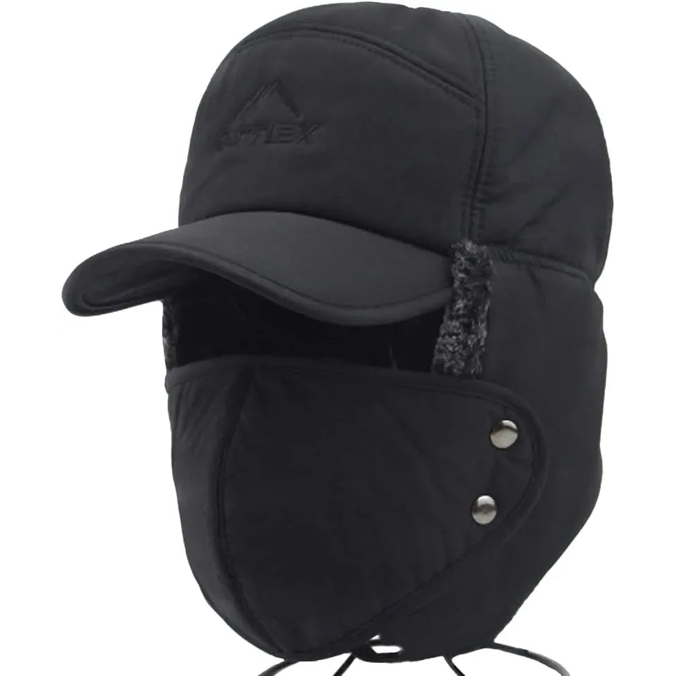 Winter Earflap Cap with Soft Lining for Cold-Weather Walks — view 1