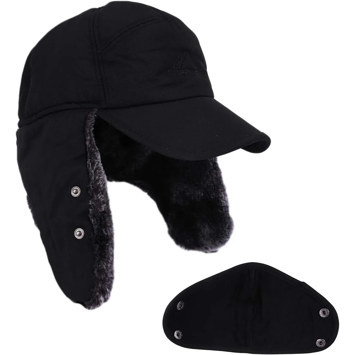 Winter Earflap Cap with Soft Lining for Cold-Weather Walks — view 2