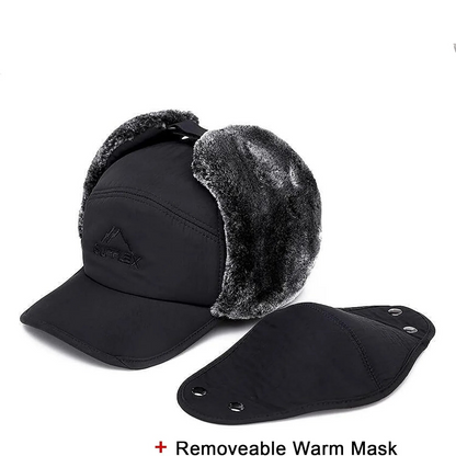 Winter Earflap Cap with Soft Lining for Cold-Weather Walks — view 3