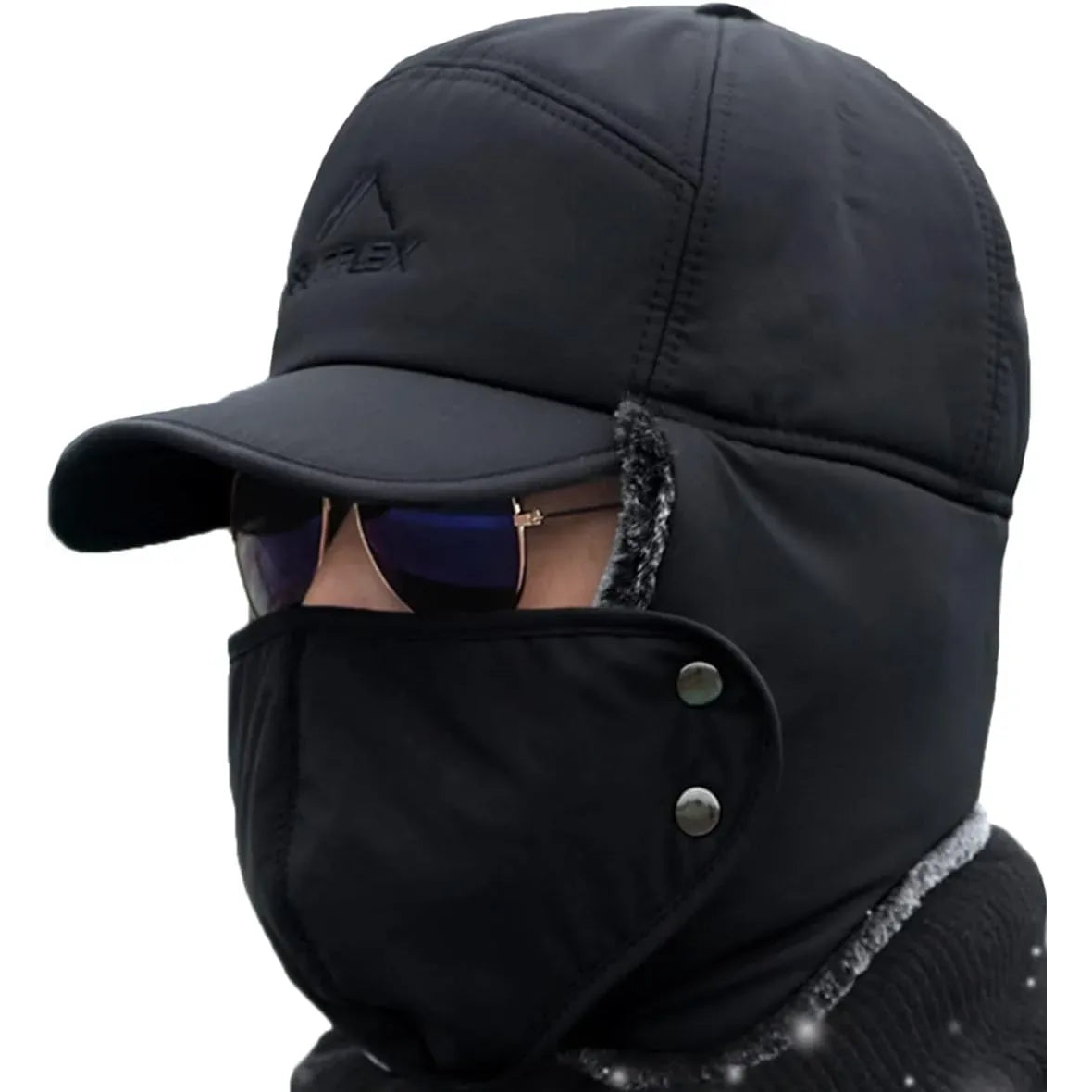 Winter Earflap Cap with Soft Lining for Cold-Weather Walks — view 8